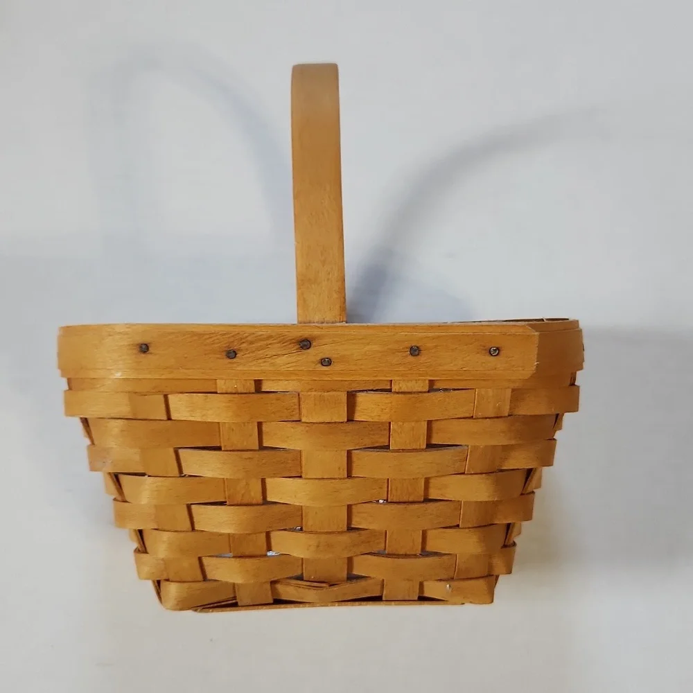 Vintage 2001 Longaberger Basket with Plastic Insert